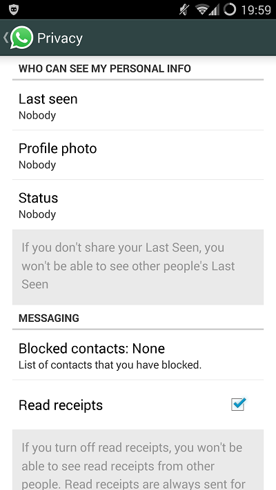 WhatsApp Privacy problem explained in detail